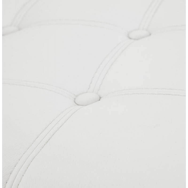 Tabouret mi hauteur design rétro DADY (blanc) - image 25089