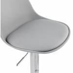 Design bar stool and compact ROBIN (grey)
