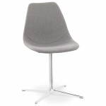Contemporary design chair OFEN in fabric (grey)