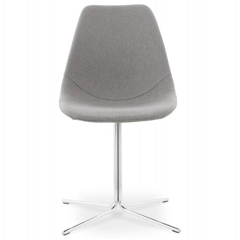 Zeitgenössisches Design-Stuhl OFEN aus Stoff (grau) - image 25455