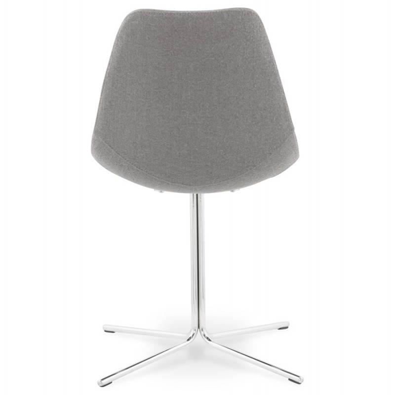 Zeitgenössisches Design-Stuhl OFEN aus Stoff (grau) - image 25458