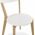 Diseño silla estilo madera ANTICUADOS escandinavo (blanco)