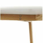 TAROT mesa escandinava de madera roble blanco)
