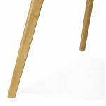Table à manger style scandinave rectangulaire ORGE en bois (160cmX90cmX75cm) (blanc)