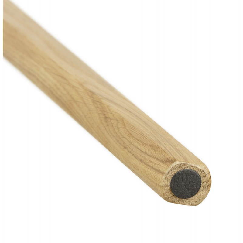Comedor estilo de tabla madera escandinavos cebada rectangular (blanco) - image 25761
