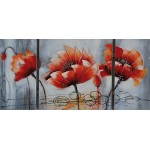 Cuadro pintura floral LOTUS 