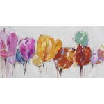 Table painting floral Tulip 