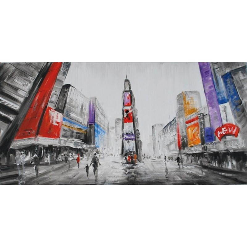 Table painting figurative contemporary CITY - image 26505
