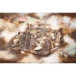 Table painting support metal car COLLECTIBLE 