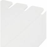 Tabouret de bar mi-hauteur design BRIO en polypropylène (blanc)