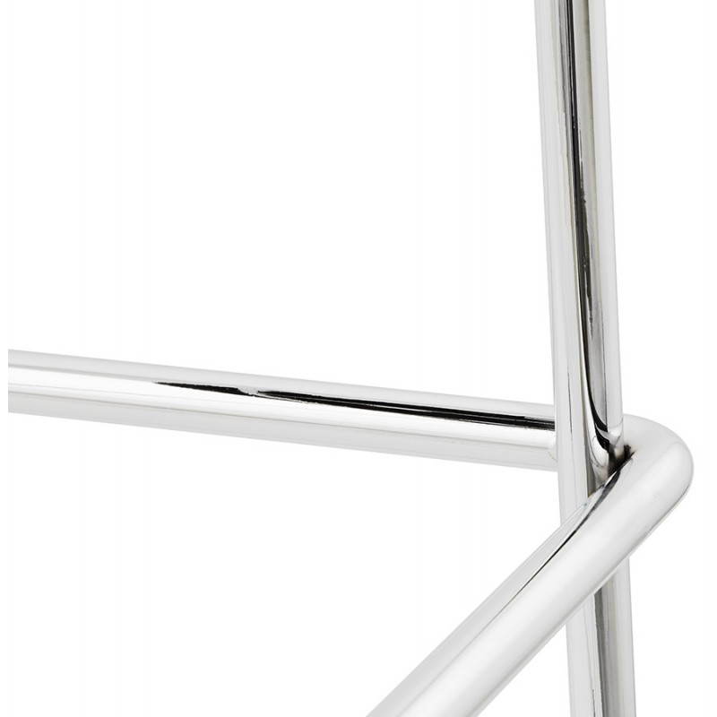 Bar design mid-height BRIO (white) polypropylene stool - image 27590