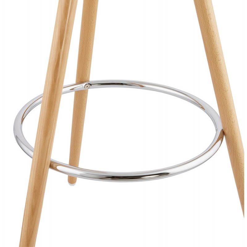 Runder Tisch skandinavischen JULIE aus Holz (Ø 65 cm hoch) (weiß, Natur) - image 27619
