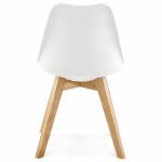 Contemporary Chair style Scandinavian FJORD (white)