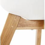 Stile moderno sedia FIORDO scandinavo (bianco)