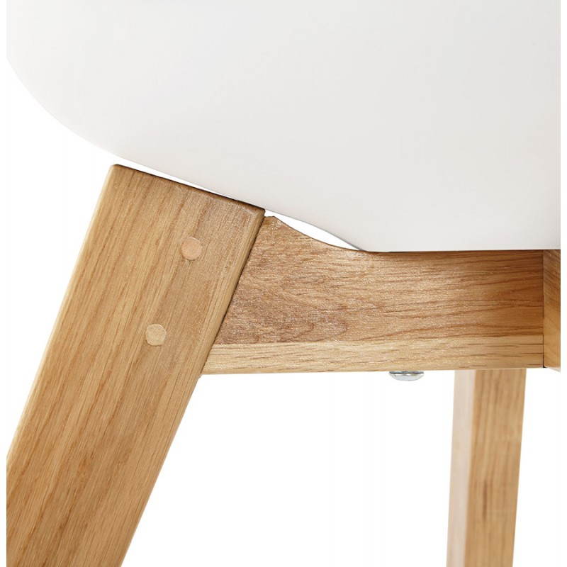 Estilo contemporáneo de la silla FIORDO escandinavo (blanco) - image 27631