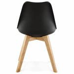 Contemporary Chair style Scandinavian FJORD (black)