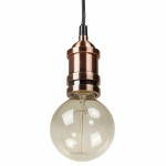 Douille pour lampe à suspension vintage industrielle EROS en métal (cuivre)