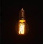 Bulb round IVAN industrial vintage glass (transparent, smoked)
