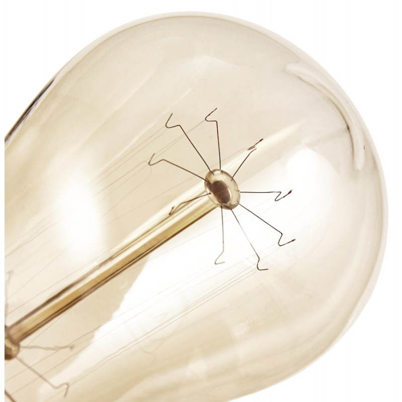 Ampoule longue vintage industrielle IVAN en verre (transparent, fumé) - image 28248