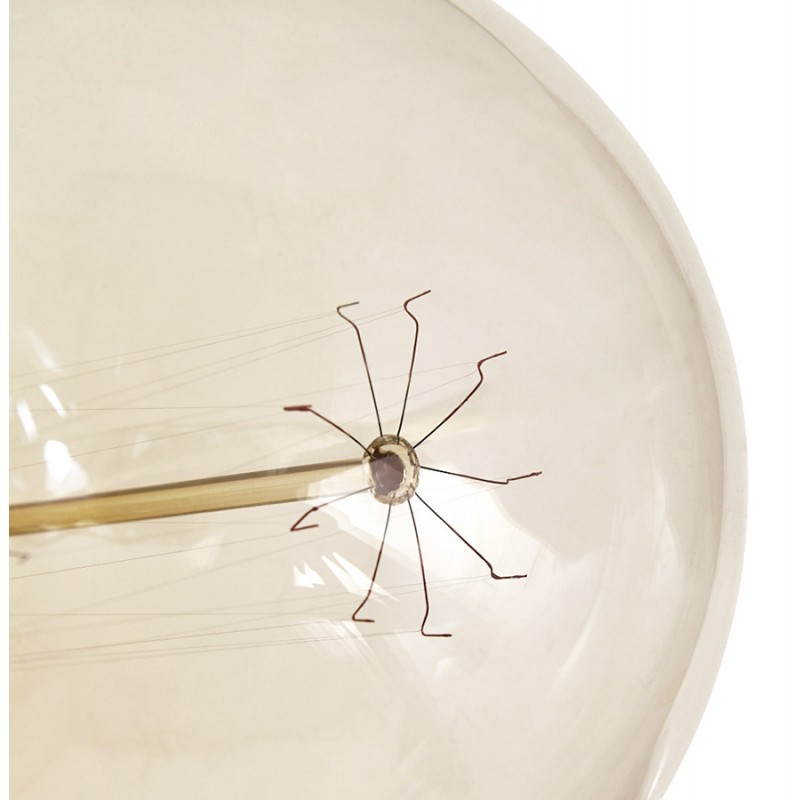 Bulb round IVAN BIG industrial vintage glass (transparent, smoked) - image 28255