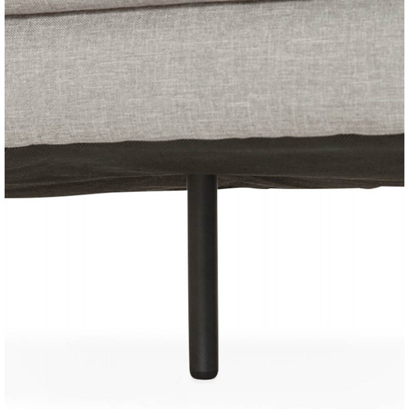 Padded Scandinavian sofa 3 places URSULA (grey) - image 28470