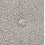 Fijo escandinavo tapizado Sofá 3 LUCIA tela (gris)