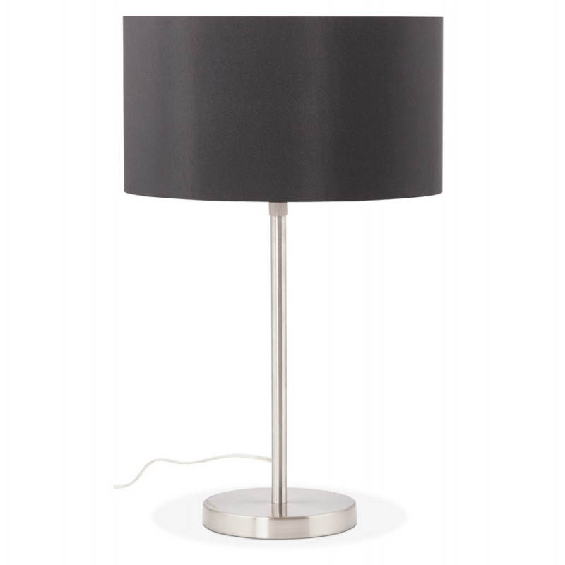 Lampe de table design réglable en hauteur LATIUM en tissu (noir) - image 28707