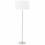 Floor lamp design adjustable in height LAZIO in tissue (white)