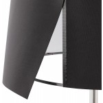 Lampe sur pied design réglable en hauteur LATIUM en tissu (noir)