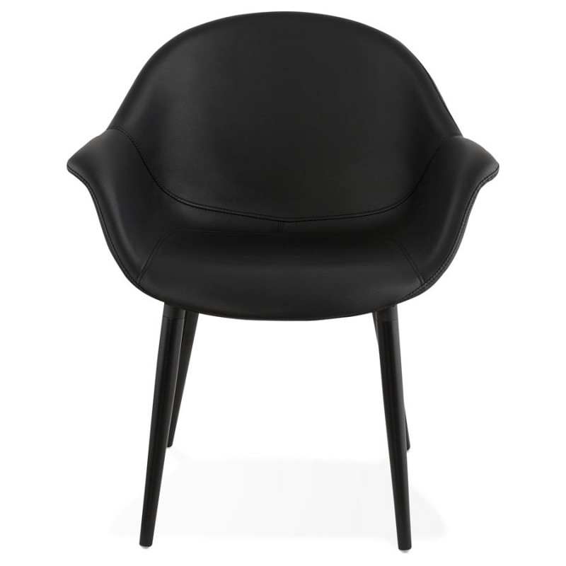 Fauteuil chaise design et moderne ORLY (noir) - image 29090