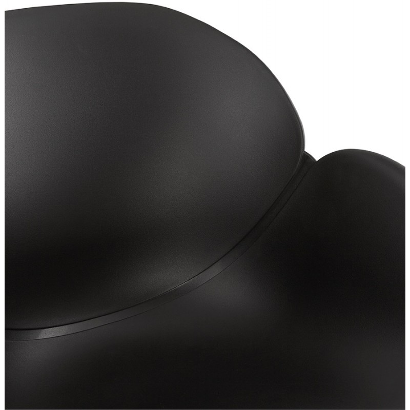 Diseño de polipropileno de silla estilo escandinavo LENA (negro) - image 29216