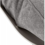 Sillón mecedora JADE en tela (gris claro)