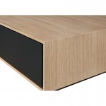 Table d'appoint, bout de canapé design 1 tiroir ADAMO en bois (chêne clair)