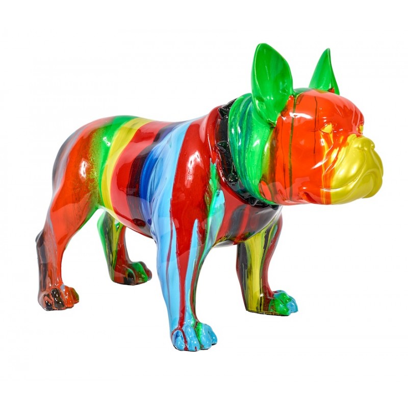 Aluminium silbern Windhund Skulptur Hundestatue Dekoration Design Dog