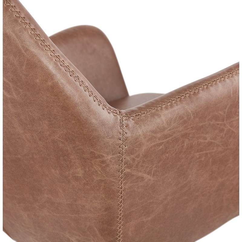 Chaise longue de diseño y HIRO retro (marrón) - image 36737