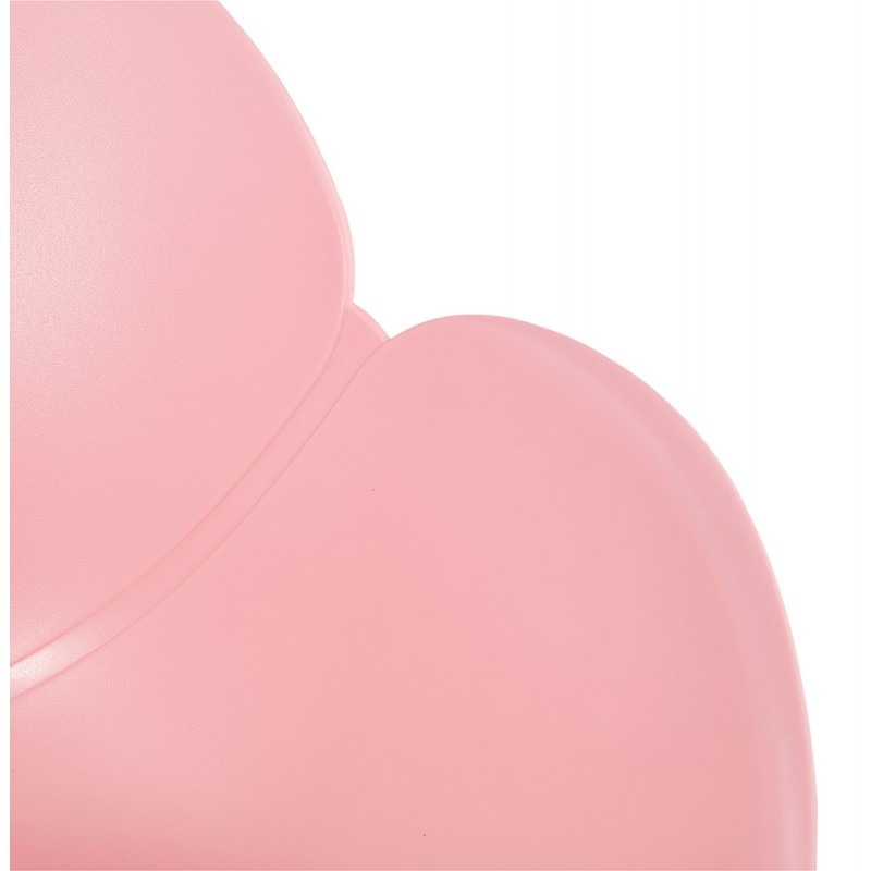 Design chair style Scandinavian LENA polypropylene (powder pink) - image 36761