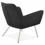 Design lounge YORI tessuto sedia (grigio antracite)