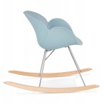 Mecedora diseño silla polipropileno Edén (cielo azul)