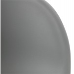 Fauteuil à bascule design EDEN en polypropylène (gris clair)