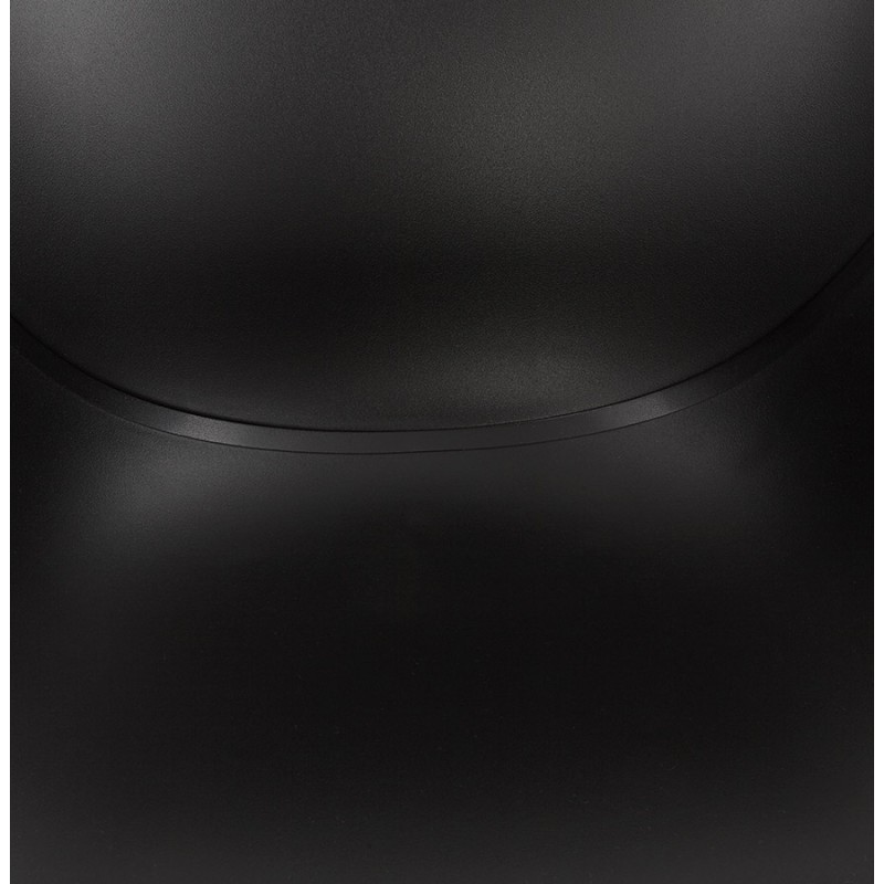 Silla de diseño y moderno TOM polipropileno pie metal blanco (negro) - image 37117