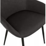 Chaise design et moderne SHELA (gris foncé)