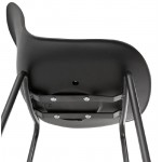 Tabouret de bar chaise de bar industriel OCEANE (noir)