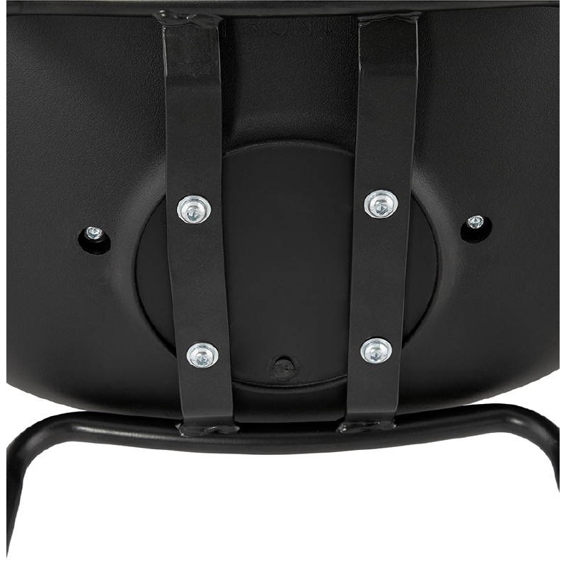 Tabouret de bar chaise de bar industriel OCEANE (noir) - image 37419