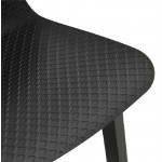 Bar bar halfway up design OBELINE MINI (black) chair stool