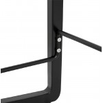 Tabouret de bar chaise de bar mi-hauteur design OBELINE MINI (noir)