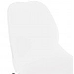 Bar Chair bar stool industrial stackable mid-height JULIETTE MINI (white)