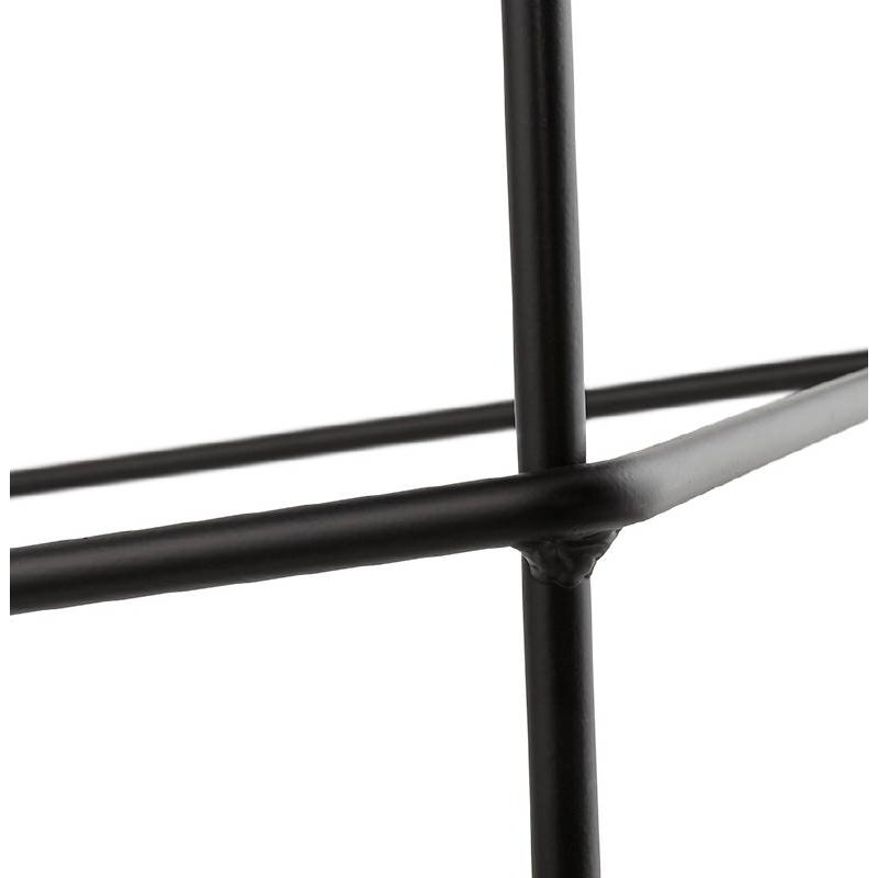 Silla de bar taburete industrial apilable media altura JULIETTE MINI (blanco) - image 37616