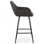 Taburete de bar diseño media altura José MINI bar silla (gris oscuro)