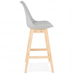 Diseño escandinavo bar taburete de bar DYLAN Chair (gris claro)