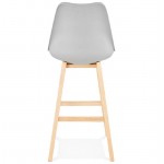 Design scandinavo Sgabello bar DYLAN Chair (grigio chiaro)